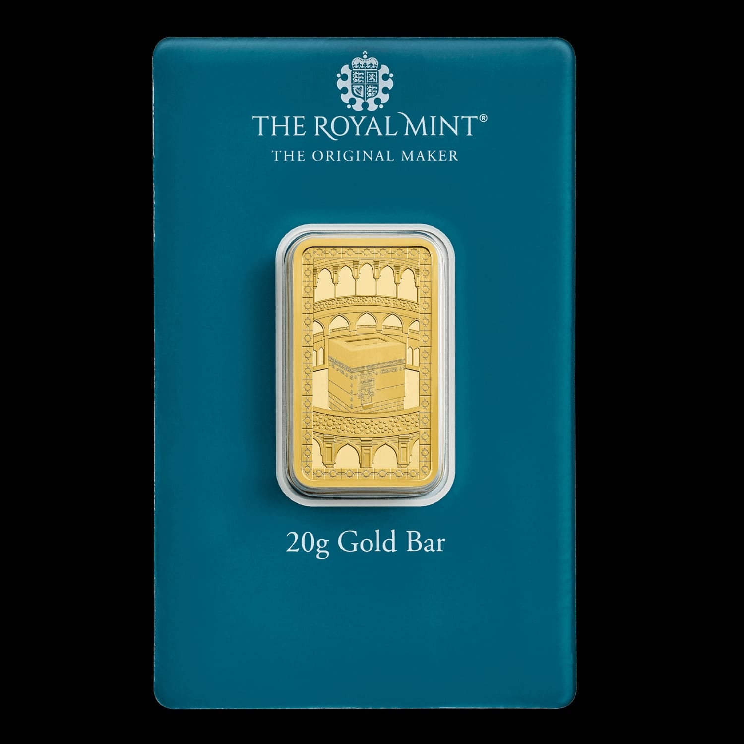 The Royal Mint 20g Kaaba Gold Bar - Includes Gift Sleeve